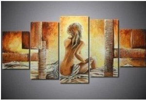 Beautiful Abstract Painting Decoration Unstretch