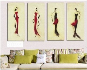 Abstract Painting Decoration Beautiful Stretched