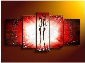 Dearing Abstract Painting Decoration Unstretch