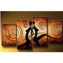 Dancing Painted Painting Decoration Unstretch